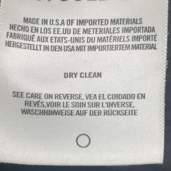 AGOLDE Harley Jean Pants Womens 30 Black Recycled Leather Panel High Rise USA - Picture 9 of 10